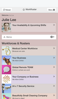 WorkRoster mobile screenshot