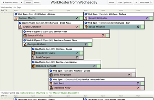 WorkRoster screenshot