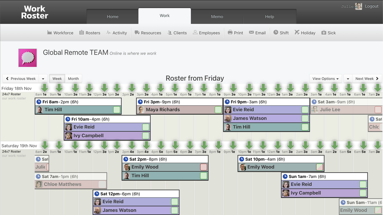 Shift Roster Software for Global and Remote Teams WorkRoster