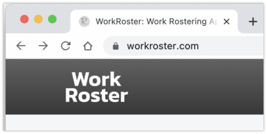 WorkRoster Online